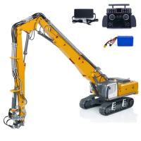 1/14 KABOLITE Metal K970-300 Hydraulic RC Excavator Demolition Machine Tandem XE Digger Remoted Heavy Machinery TOUCAN Boys Toys