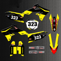 Motorcycle Stickers graphics BACKGROUNDS Emblems DECALS Kits For suzuki RMZ 250 RMZ250 2019 2020 2021 2022 2023 RM-Z 250 RMZ-250