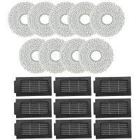 อะไหล่ทดแทนสำหรับ ECOVACS T30C/T30C สำหรับ OMNI: ตัวกรองและแผ่นผ้าถูพื้น