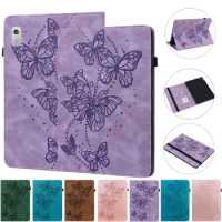 For Lenovo Tab M8 4th 4rd Gen TB300FU Case Cute Butterfly Embossed Soft Silicon Back Cover for Lenovo Tab M8 Gen 4 Gen4 Case Pen