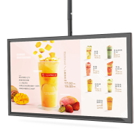看板 奶茶店燈箱LED磁吸點餐價目表懸掛超薄電視燈箱看板顯示幕定做『XY234』