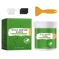 Wall Spackle Repair Paste Nail Hole Filler Wall Putty White Plaster With Scraper Quick Drying Wall Repair Strong Covering With