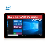 64-Bit EZpad 4s Tablet 10.6 Inch 1366 x 768 IPS Screen Windows 10 Intel Z8300 Quad Core 2GB RAM 32GB ROM Bluetooth 4.0 HDMI Port