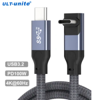 Type C Data Cable 20Gbps USB-C 3.2 Extension Cables 4K Monitor Cord 100W Fast Charging Wire for MacBook iPad Samsung iPhone15