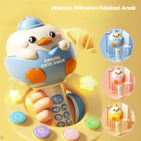 Bluetooth Mic Edukasi Anak - Karaoke Portable, Rekam & Putar Suara, Lagu Anak, Bilingual Indonesia-I