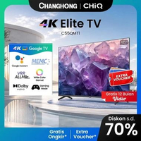 CHiQ by Changhong TV 4K 55 inch Google Smart Digital TV Dolby Audio DBX-TV Google Play Netflix Youtu