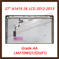 Original For iMac 27" 2K A1419 LCD Screen assembly 2012-2013 LM270WQ1(SD)(F1)/F2 LCD Dispaly Grade AA