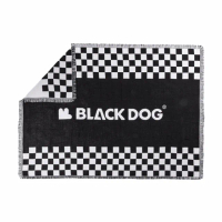 【Blackdog】雙面棋盤格流蘇編織毯 多功能披毯 DZ013(台灣總代理公司貨)