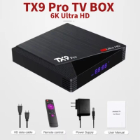 TX9 Pro Smart TV Box STB TX9 Pro Android 11 Game Ultra Set-Top Box 6K HD 2.4G/5.8G WiFi AIIwinner H313 Set-Top Box Iptv YouTube