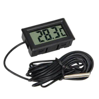 LCD Digital Thermometer for Freezer Temperature -50~110 degree Refrigerator Fridge Thermometer