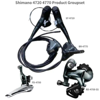 Shimano Tiagra 4720+4770 4720 Dual Control Lever+shifter Derailleur+Front Derailleur Product Groupset+Rear Derailleur