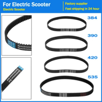 Electric Scooter Transmission Belt HTD 3m-384-12/ 5M-535-15 Timing Belts Rubber Black Drive Stripe E-scooter Synchronous Belts