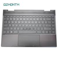(Brown) New For HP SPECTRE 13-AE 13-AE011DX Palmrest with Backlit Keyboard 942040-001