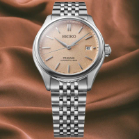 【SEIKO 精工】PRESAGE系列 職人美學 絲綢光澤 機械腕錶 母親節 禮物 推薦(SPB467J1/6R55-00H0P)
