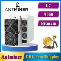 NEW Bitmain Antminer L7 9050M Hashrate Litecoin Dogecoin ltc Doge Miner Shipping