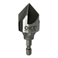 【ORX】螺絲五刃內倒角器3-23mm PO-323IN-5(硬金屬/不鏽鋼/白鐵/鋼板/除毛剌/去毛邊刀)