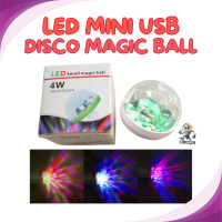 LED Mini USB Disco Magic Ball 4W Sound Control – Lampu Disco RGB USB, Lampu Pesta Musik, Lampu Hias 