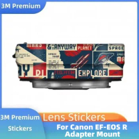 EF-EOS R RF Adapter Mount Ring Decal Skin Vinyl Wrap Film Camera Lens Sticker For Canon EOS R5 R6 R7 R3 R RP R10 R5C EF-EOSR