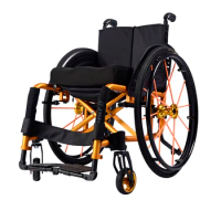 Free shippingUltra-lightweight aluminium wheelchair for the disabledSports wheelchair