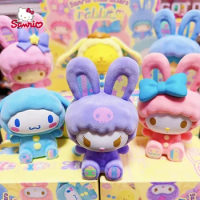 Original Sanrio Rabbit Series Blind Box Cinnamoroll/Kurumi Trend Toy Mini Figure Children Room Decoration To Birthday Toys Gift