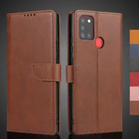 A21s Case Wallet Flip Cover Leather Case for Samsung Galaxy A21s Pu Leather Phone Bags protective Holster Capa Fundas Coque
