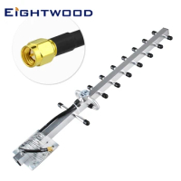 Eightwood Yagi Antenna Aerial 12dBi 3G 4G LTE Aerial SMA Male Connector for 4G Router Huawei B315 Signal Booster Amplifier