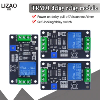 TRM01 Delay Timer Relay Multi-functional Delay Time Relay Self-locking Relay Delay Trigger Delay Relay DC 5V/12V/24V(Optional)