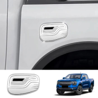 1 Piece Car Fuel Tank Cap Fuel Tank Decorative Sticker ABS Car Accessories For Ford Ranger 2023+