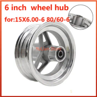 6 inch wheel hub 10 inch Electric scooter Tyre 3.50-6 for Vacuum Road tyre Brake disc for Small Harley Folding Electric scooter
