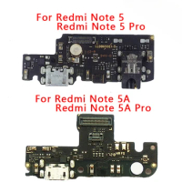 Charging Port For Xiaomi Redmi Note 5A Prime PCB Dock Flex Connector USB Charge Board For Redmi Note 5 Pro Spare Parts