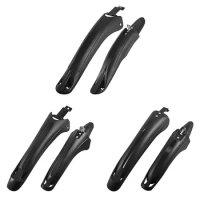 Bike Front Rear Tire Wheel Mudguard Bicycle Adjustable Mudguard Front Rear Mudguard for Cycling Riding Accessories