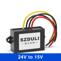 24 to 15V DC power converter 22-40vV to 15V on-board voltage stabilizing DC-DC voltage reduction module
