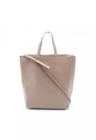 Celine Pre-Loved Celine Vertical Small Hippopotamus Handbag tote bag leather Gray brown 2WAY