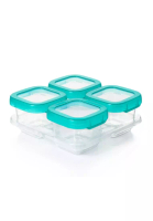 OXO tot Oxo Tot Baby Blocks Freezer Storage Containers Set 6oz/180ml - Teal