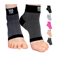 [2美國直購] Bitly 腳踝護襪 加壓支撐 Plantar Fasciitis Compression Socks 黑色 S/M/L/XL