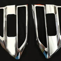 Suitable for ford ranger accessories ABS chrome side fender vent cover trim for FORD RANGER 16-17 new PICKUP car ranger styling