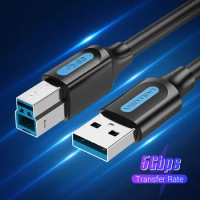 Vention USB Printer Cable USB 3.0 Type A Male to B Male USB Cable for Canon Epson ZJiang Label USB 3.0 2.0 Scanner Printer Cord