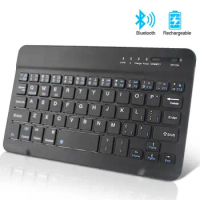 Mini Bluetooth Keyboard Wireless ipad Russian Keyboard Tablet Spanish Rechargeable Keyboard For Tablet ipad cell phone Laptop