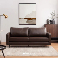 Dekoruma TAKA Sofa Kulit / Sofa Keluarga Kulit / Sofa Duduk