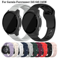 For Garmin 245 Strap Smart Watch Silicone Watch Band Sports Strap For Forerunner 645/Vivoactive 3/Venu/Venu SQ Bracelet correa