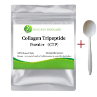 Collagen Tripeptide Powder,Hydrolyzed CTP,Small Molecule Active Peptide Reduce Wrinkles,Skin Whitening and Smooth,Delay Aging