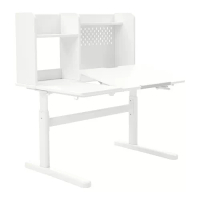 BERGLÄRKA 書桌/工作桌, 白色/可傾斜, 100x70 公分