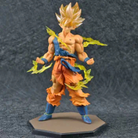 17CM Dragon Ball Son Goku Super Saiyan Anime Figure Goku DBZ Action Figure Model Gifts Collectible Figurines Kids