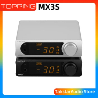 TOPPING MX3S DAC &amp; AMP &amp; Headphone Amplifier Support Bluetooth Input 62W*2 Merus Class D 700mW*2 HPA Power Amplifier