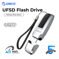 ORICO UFSD 411MB/S Pen Drive Metal Leather USB Flash Drive 512GB 256GB 128GB 64GB USB Stick Pendrives Car Shape Design