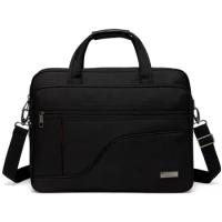Large capacity computer bag briefcase 17 inch thick multi-layer handbag shoulder bag business diagonal bag