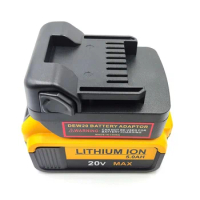 ZWINCKY Battery Adaptor For Hitachi/Hikoki 18V Electric Tools on For Dewalt 20v 18v Lithium Battery Converter to For Hitachi