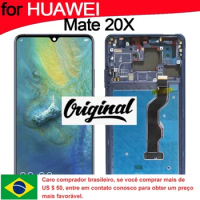 Original 7.2'' OLED LCD for Huawei Mate 20 X 5G EVR-N29, EVR-AN00 Touch Screen Mate 20X 4G EVR-L29, EVR-AL00, EVR-TL00 Display