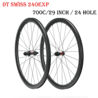 Carbon wheelset road bike, wheels with 700C, 1560g, 35mm, compatible with DT Swiss 240exp flower drum
