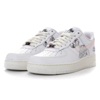 【NIKE 耐吉】AIR FORCE 1 07 LE 男款 AF1 休閒鞋 白鞋 炫彩 笑臉(DM5447-111)